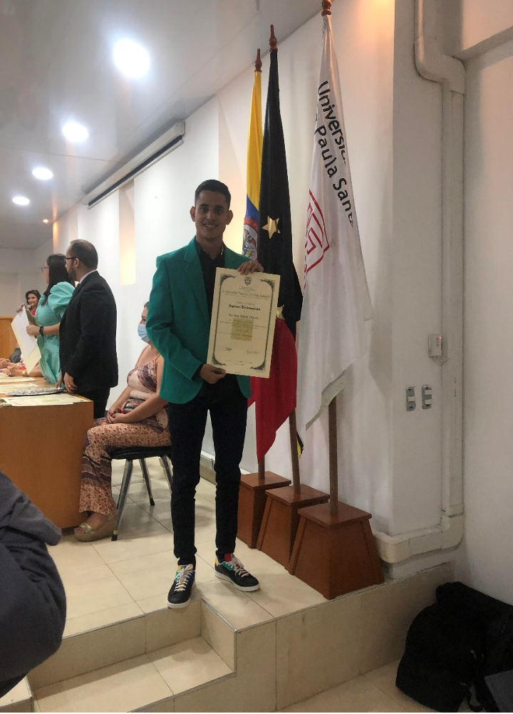 Graduando Nicolás Jiménez Orduz