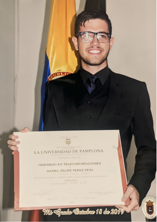 Graduando Daniel Felipe Pérez Peña